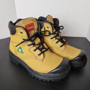 Aggressor Women's Lynx II Steel Toe Steel Plate Work Boots Sz 8.5